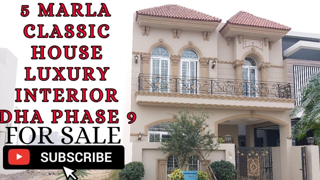 5 Marla Classic House Luxury Interior 🏡 25'x45' for sale Phase 9 DHA Lahore | Urdu | Hindi