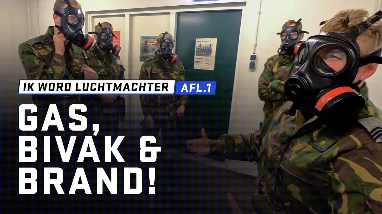 GAS, BIVAK & BRAND! | Ik word Luchtmachter | #1