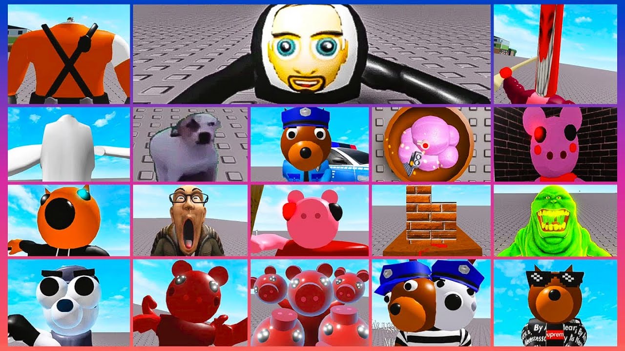CURSED PIGGY CHARACTERS BY WILLOA82 ALL NEW JUMPSCARES.