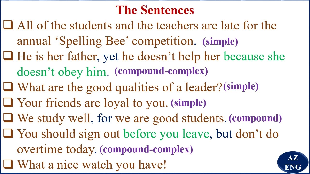 WELCOME TO COMPOUND-COMPLEX SENTENCE
