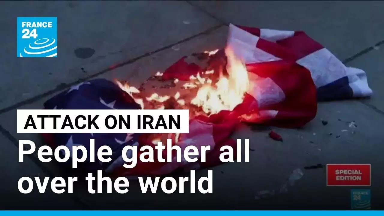 People gather all over the world after Khamenei's death in Iran • FRANCE 24 English