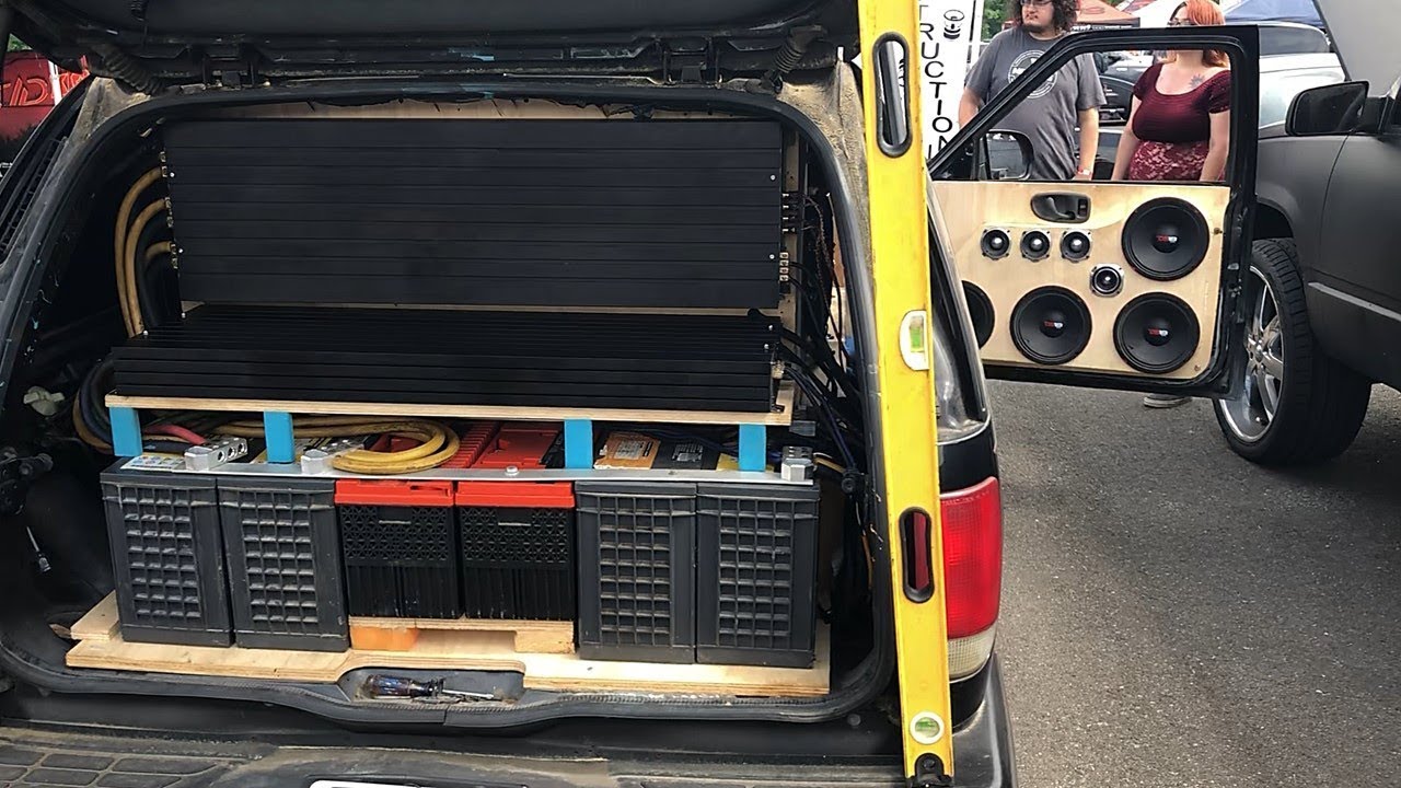 BLAZER 4 15S CAR AUDIO WALL BUILD