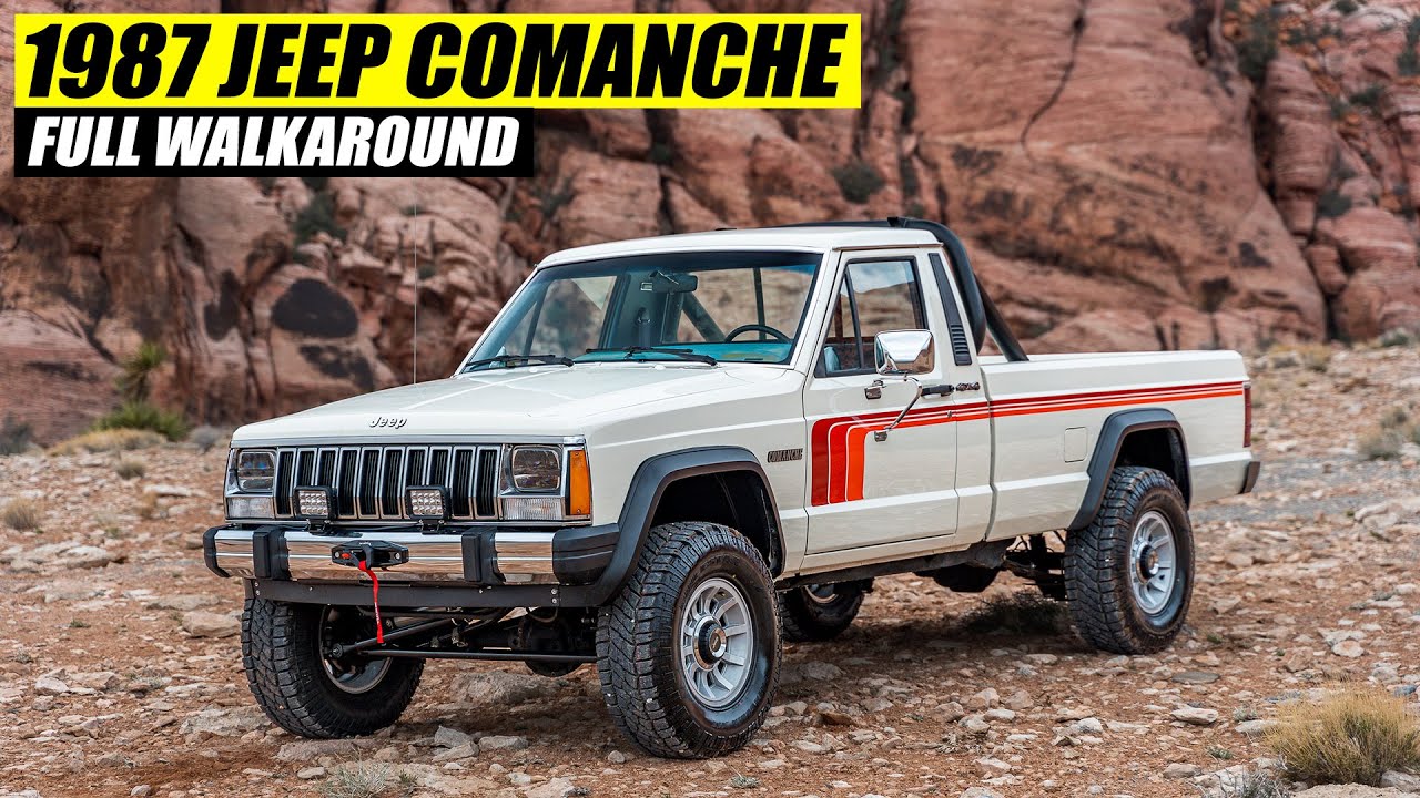 Jeep Comanche 1987 года, полный обзор