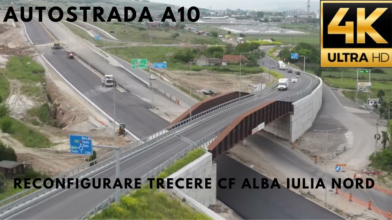 Autostrada a10 reconfigurarea trecere cf Alba iulia nord
