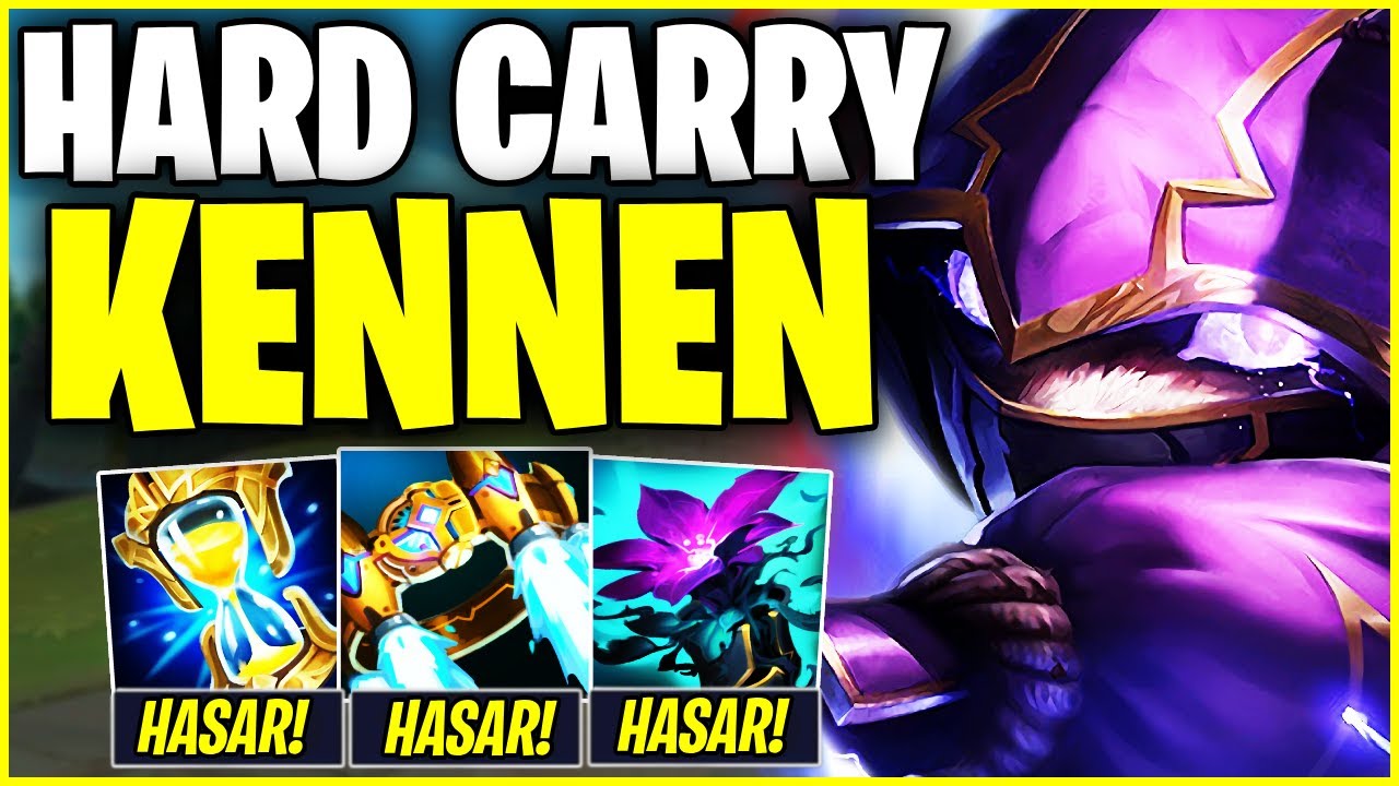 1V9 POTANSİYELİ EN YÜKSEK KARAKTERLERDEN BİRİSİ!! KENNEN TOP LANE HARD CARRY!