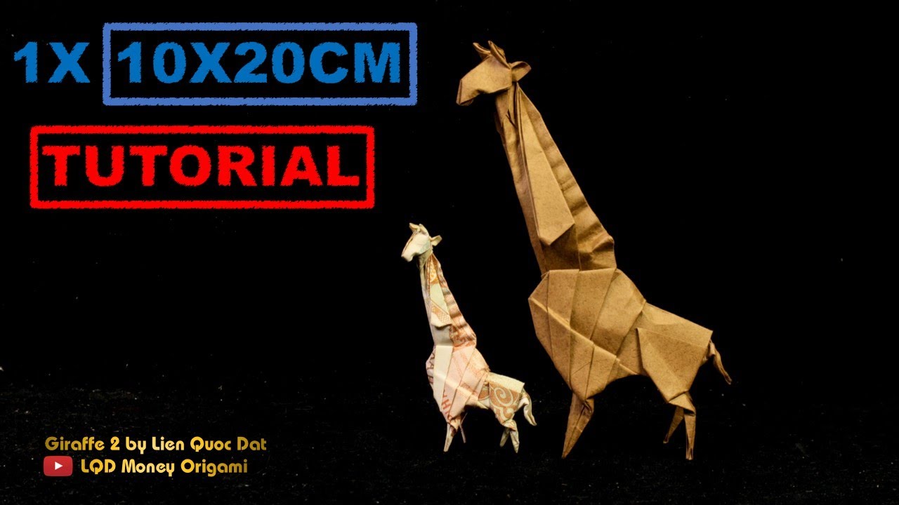 Giraffe 2 (Lien Quoc Dat) - LQD Money Origami