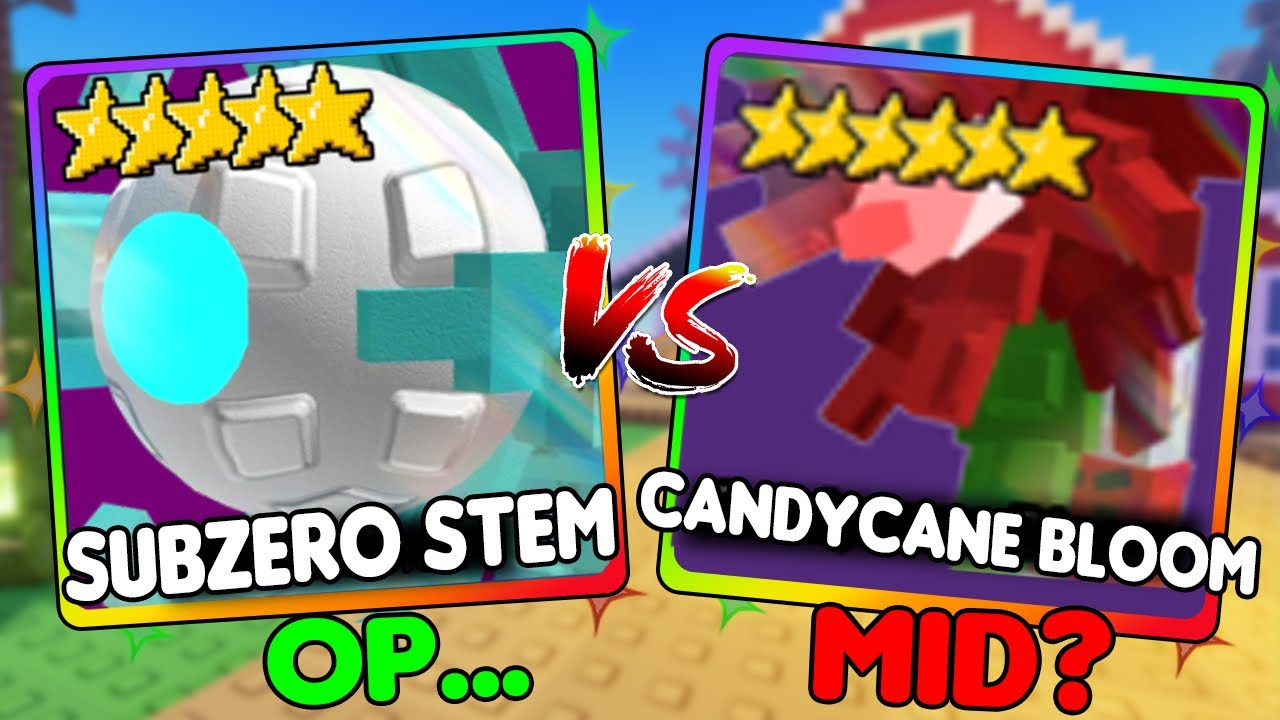 SUBZERO STEM VS CANDYCANE BLOOM КТО ЛУЧШИЙ ЮНИТ? (Защита садовой башни)