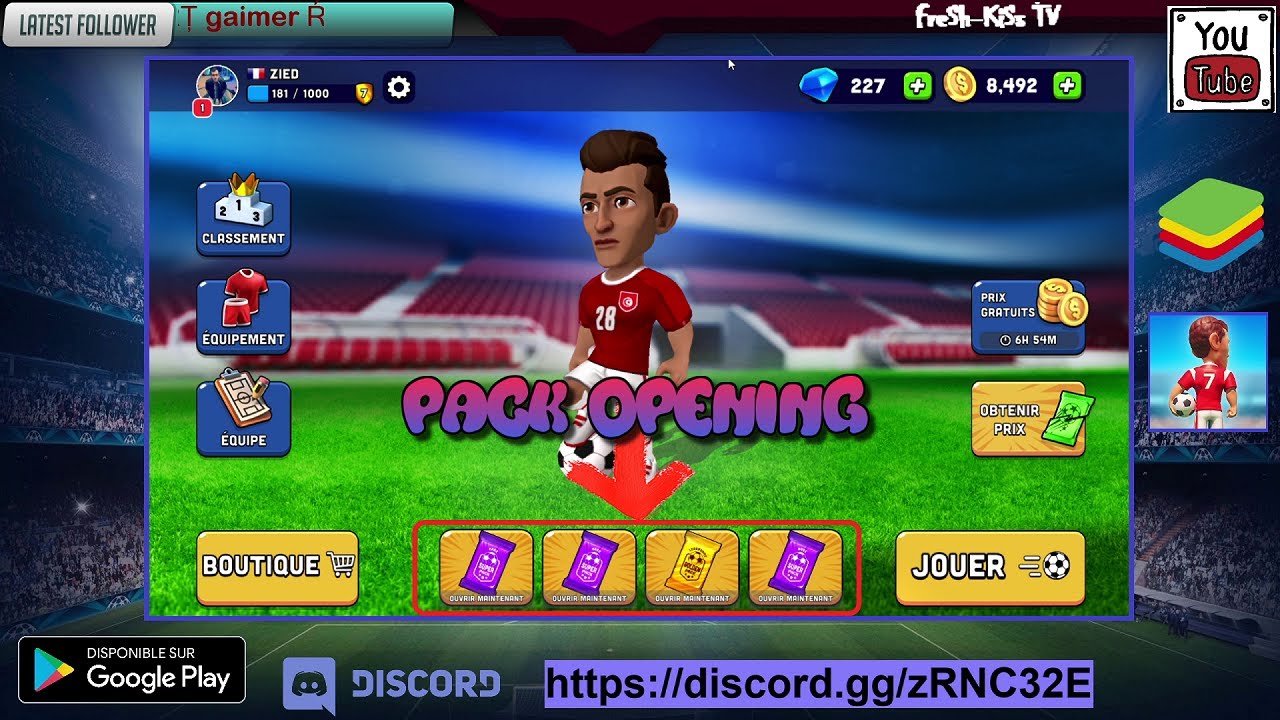 [FR] Mini Football Présentation + Pack Opening GOLD