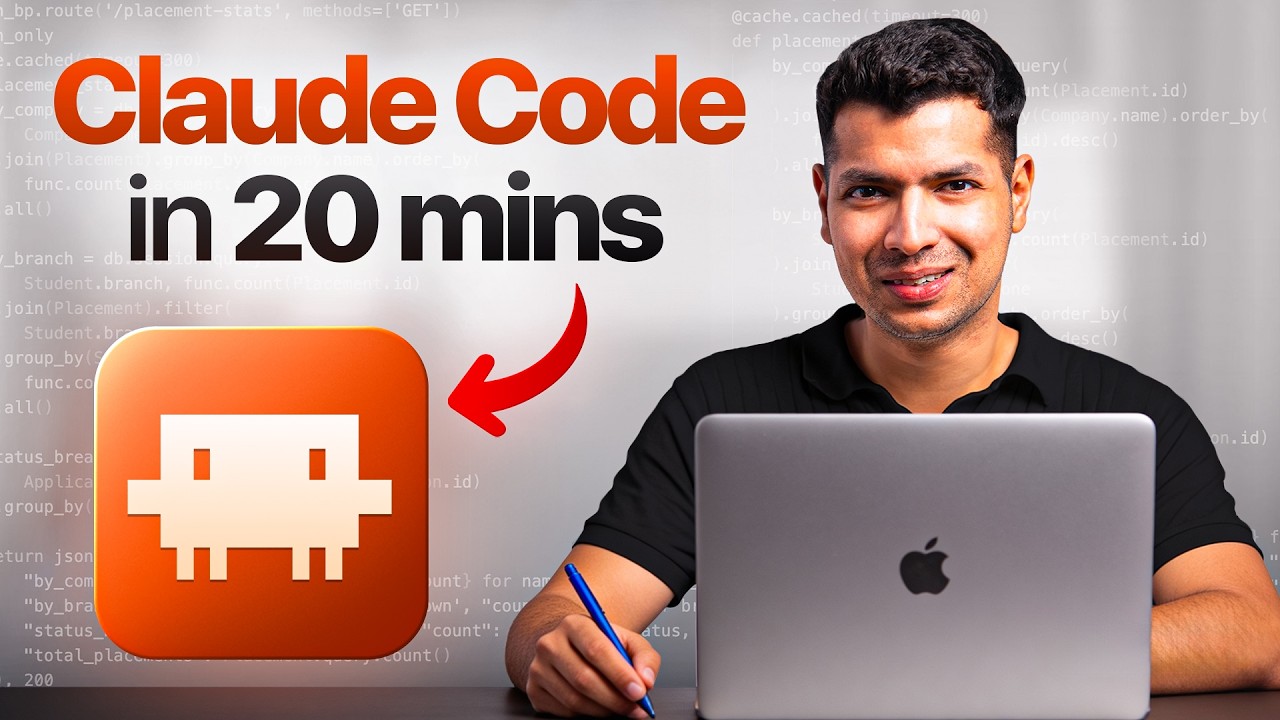 Claude Code For Beginners Free Course - Make AI Websites, AI Apps, Automations Using Claude Code