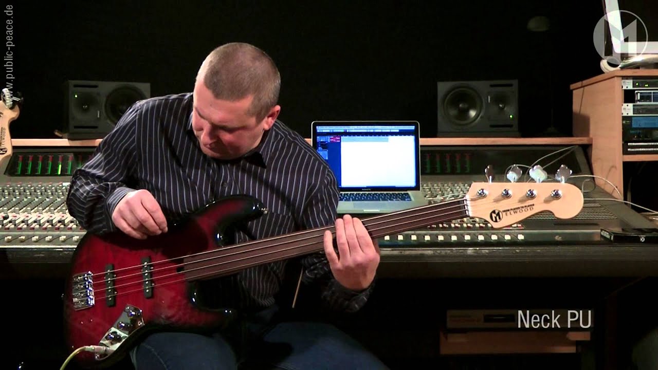 Elwood 4p fretless - East Indian Rosewood vs. Ebony Fingerboard