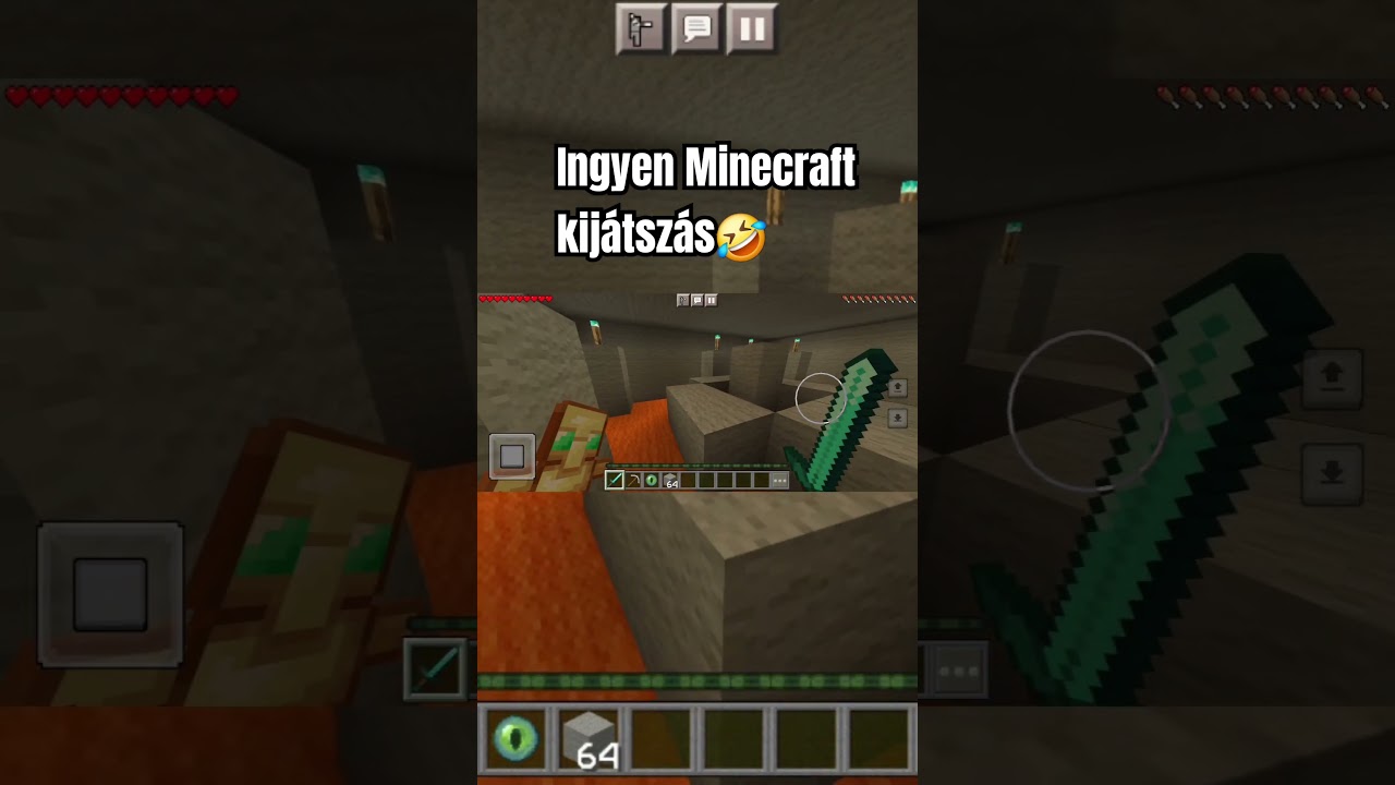 Ingyen Minecraft Kij&aacute;tsz&aacute;s🤣 #wool #minecraft