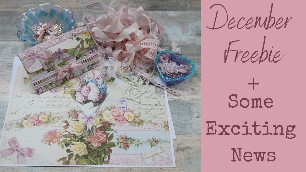 December Freebie + Some Exciting News