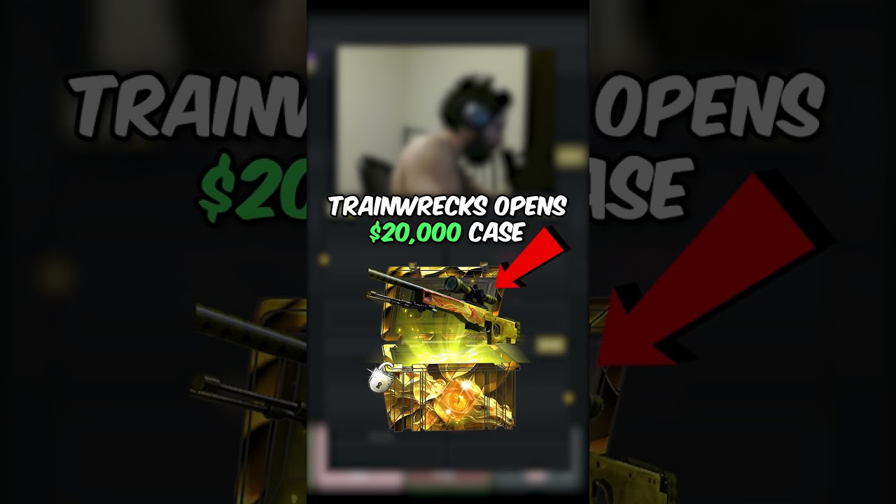 Trainwrecks opens $20,000 case on CSGO (INSANE)