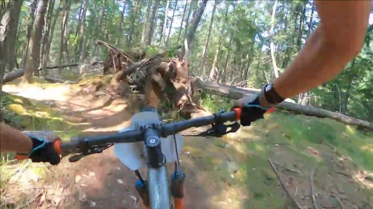 BCBR 2023 Stage 3 Preride - Upper and Lower Maple Syrup on Maple Mountain.