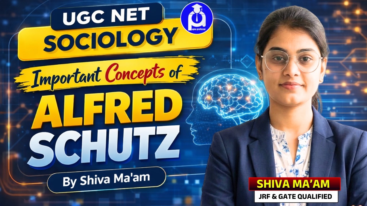 Alfred Schutz Important Concepts | UGC NET Sociology || @DrLokeshBali