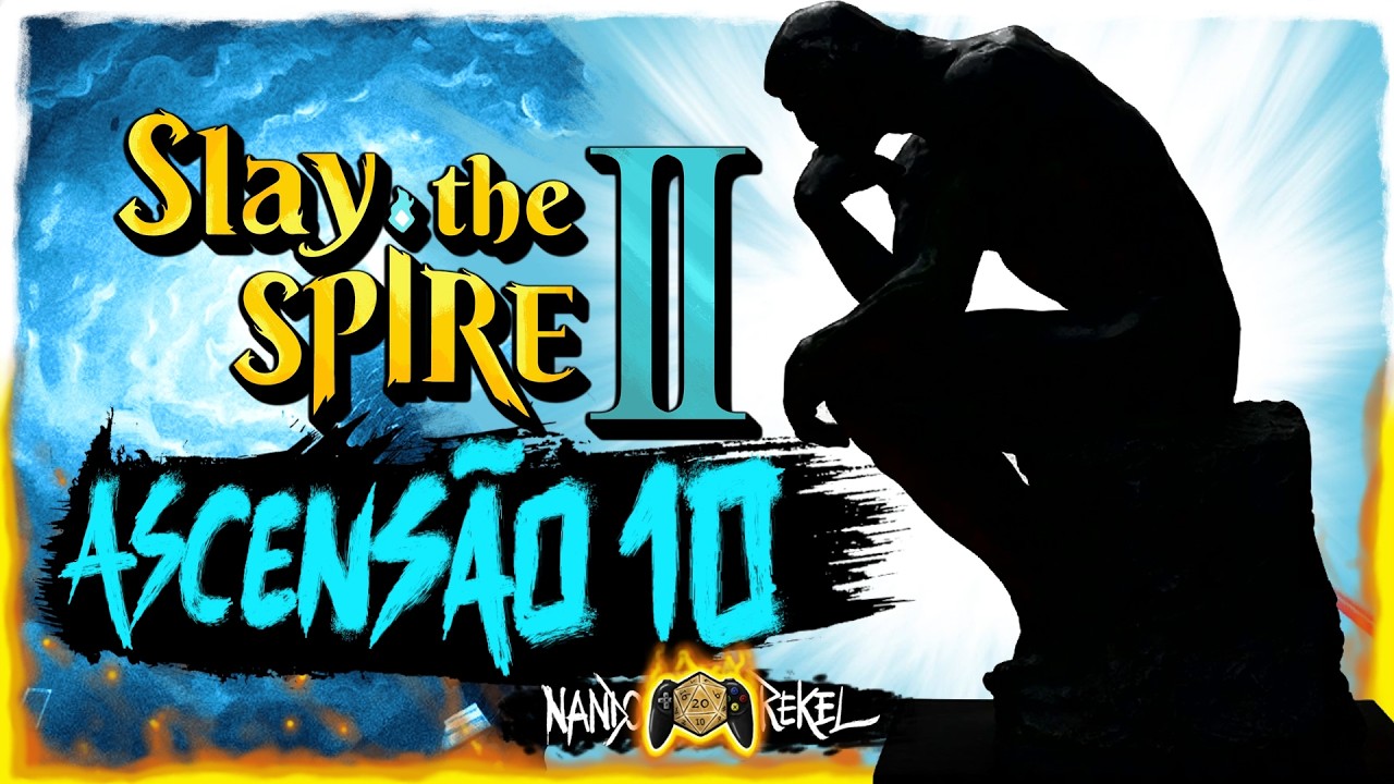 Primeira partida em ASCENS&Atilde;O 10 com personagem ALEAT&Oacute;RIO | Slay The Spire 2 (PTBR)