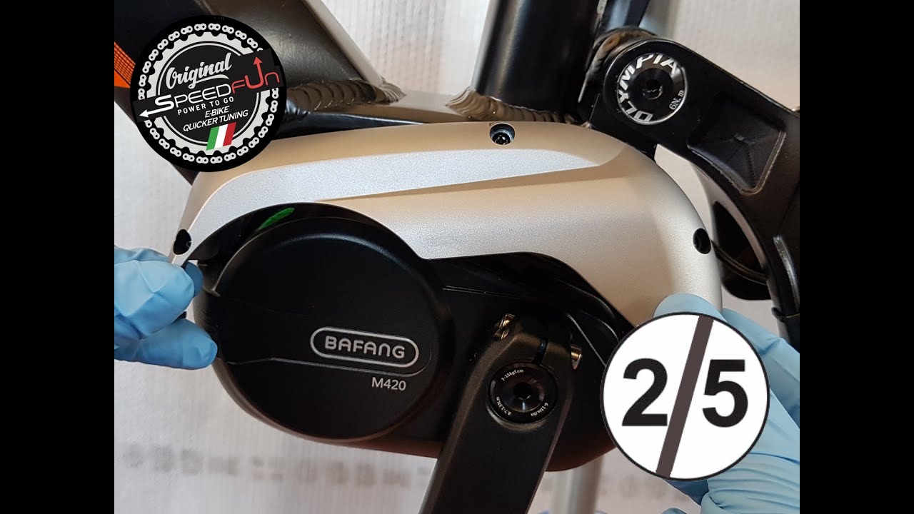 Come installare kit sblocco velocità SpeedFun Furious tuning ebike con motore Bafang M420