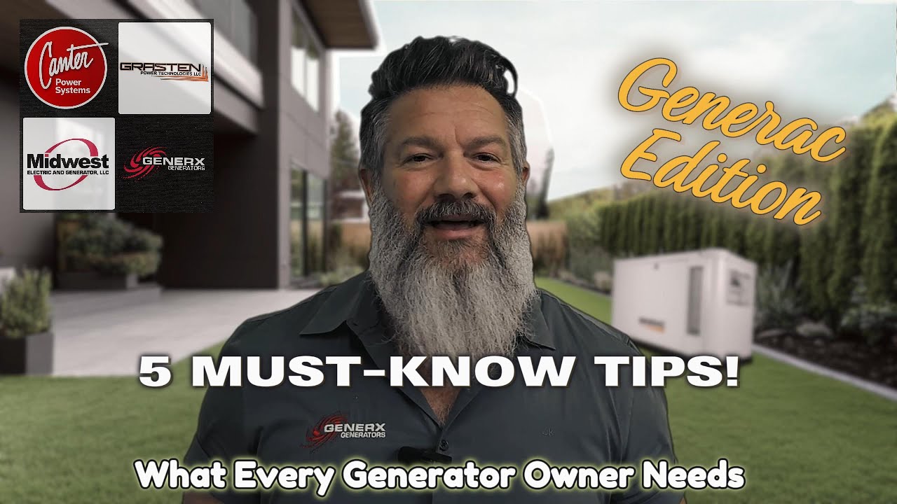 GENERATOR MAINTENANCE | NEW OWNER TIPS | OIL CHECKS & SURGE PROTECTION 💡🛡️