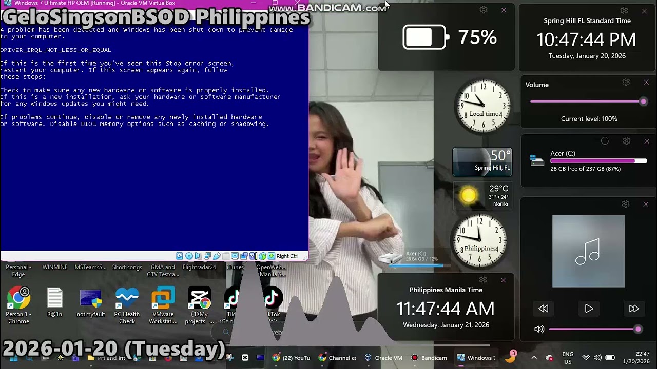 Sleep Away has BSOD VM (Windows 7 Ultimate HP OEM)