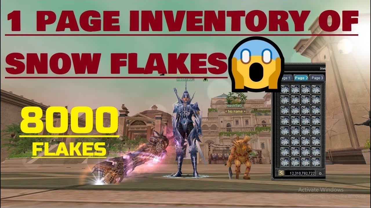 Silkroad Online - Snow Flakes Rewards