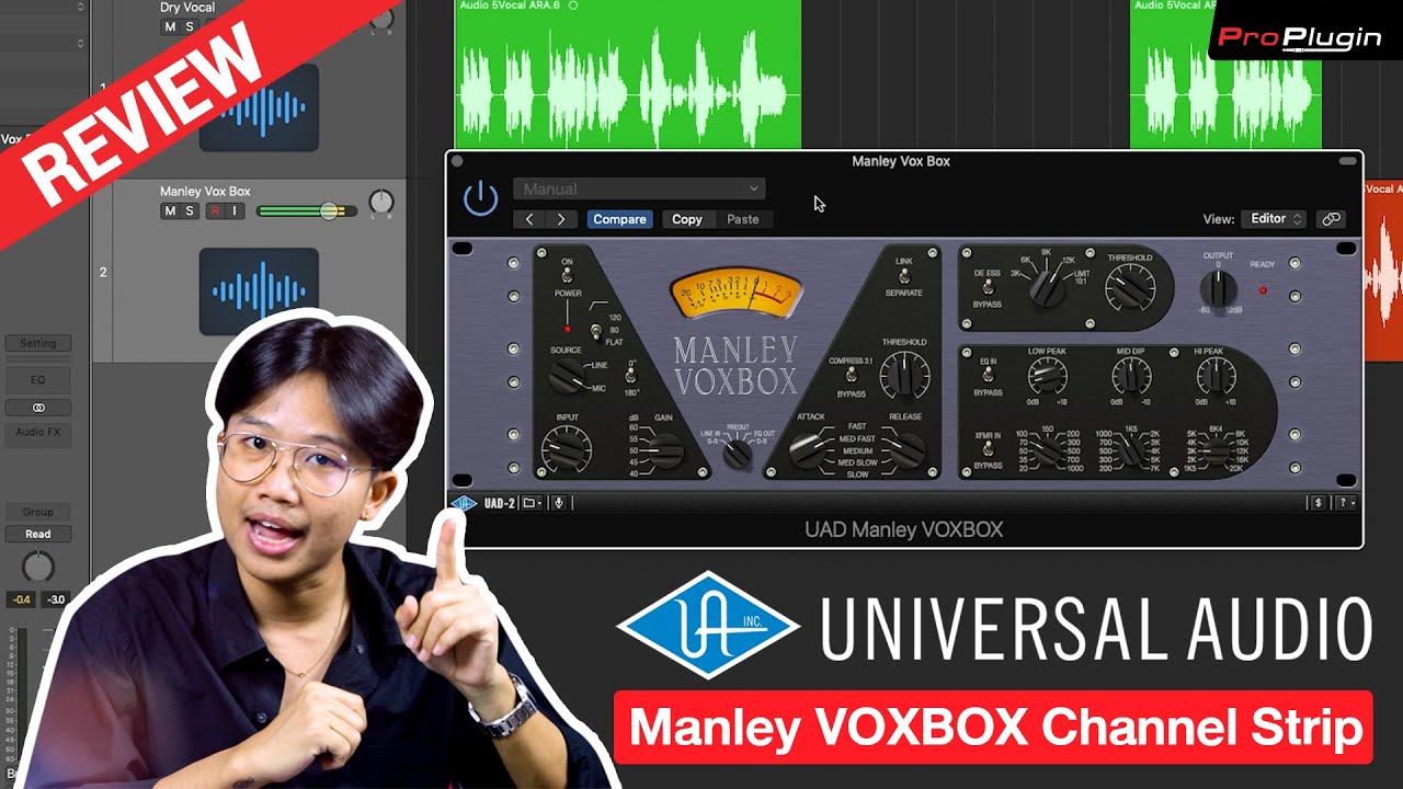 รีวิว Plugin UAD Manley VOXBOX Channel Strip
