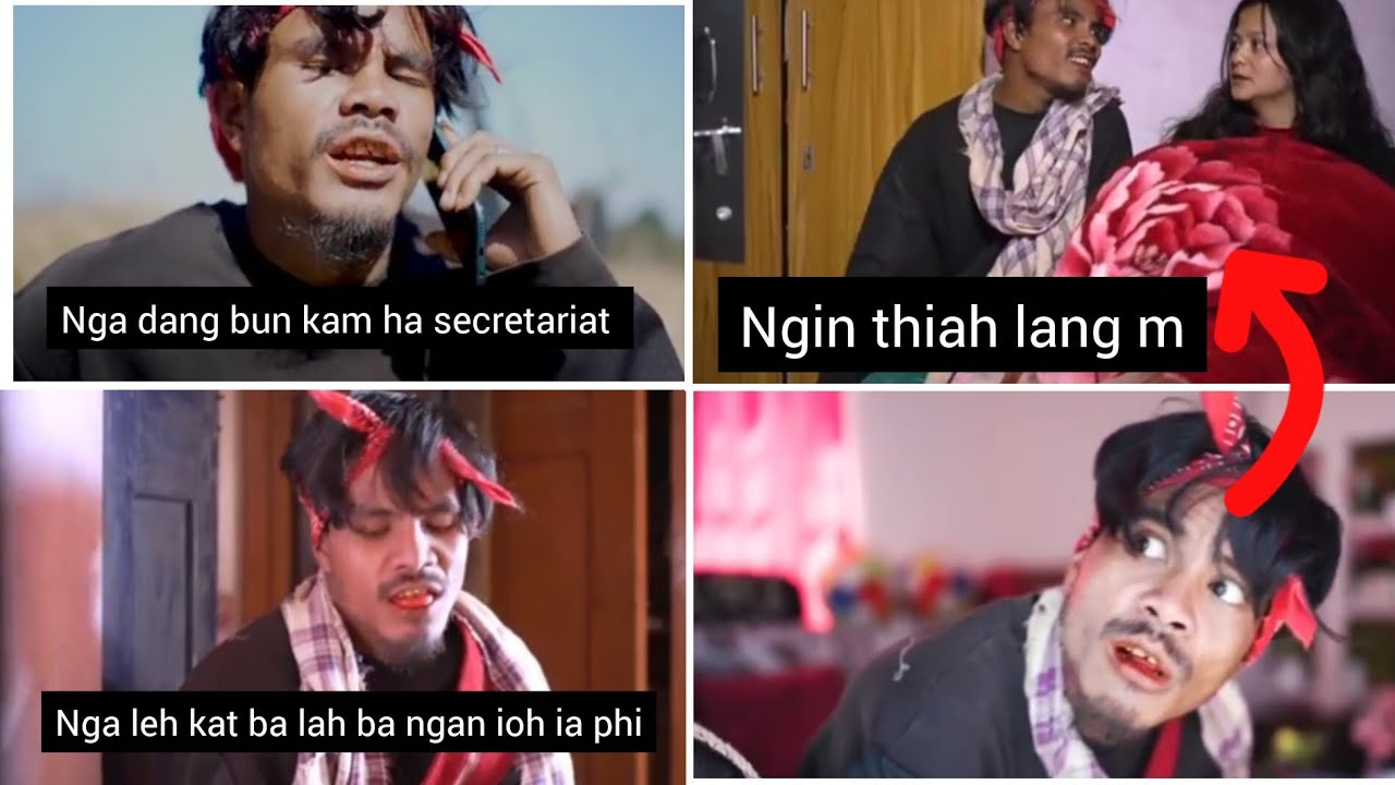 La jan ioh u madiang ban thiah lang bad i actress kongbih😂😂😂#khasi #madiang 