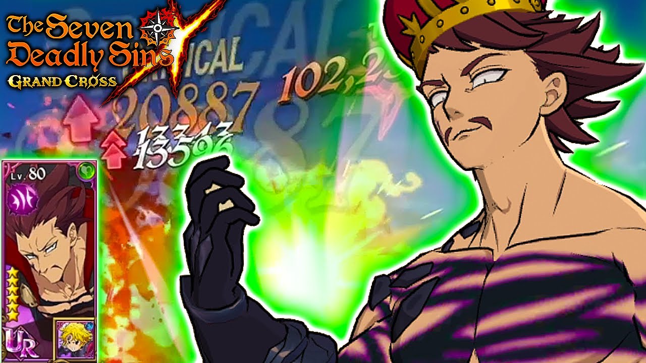INSANE DAMAGE I LOVE HIM NOW!! GREEN MONSPEET GLOBAL SHOWCASE! | Seven Deadly Sins: Grand Cross