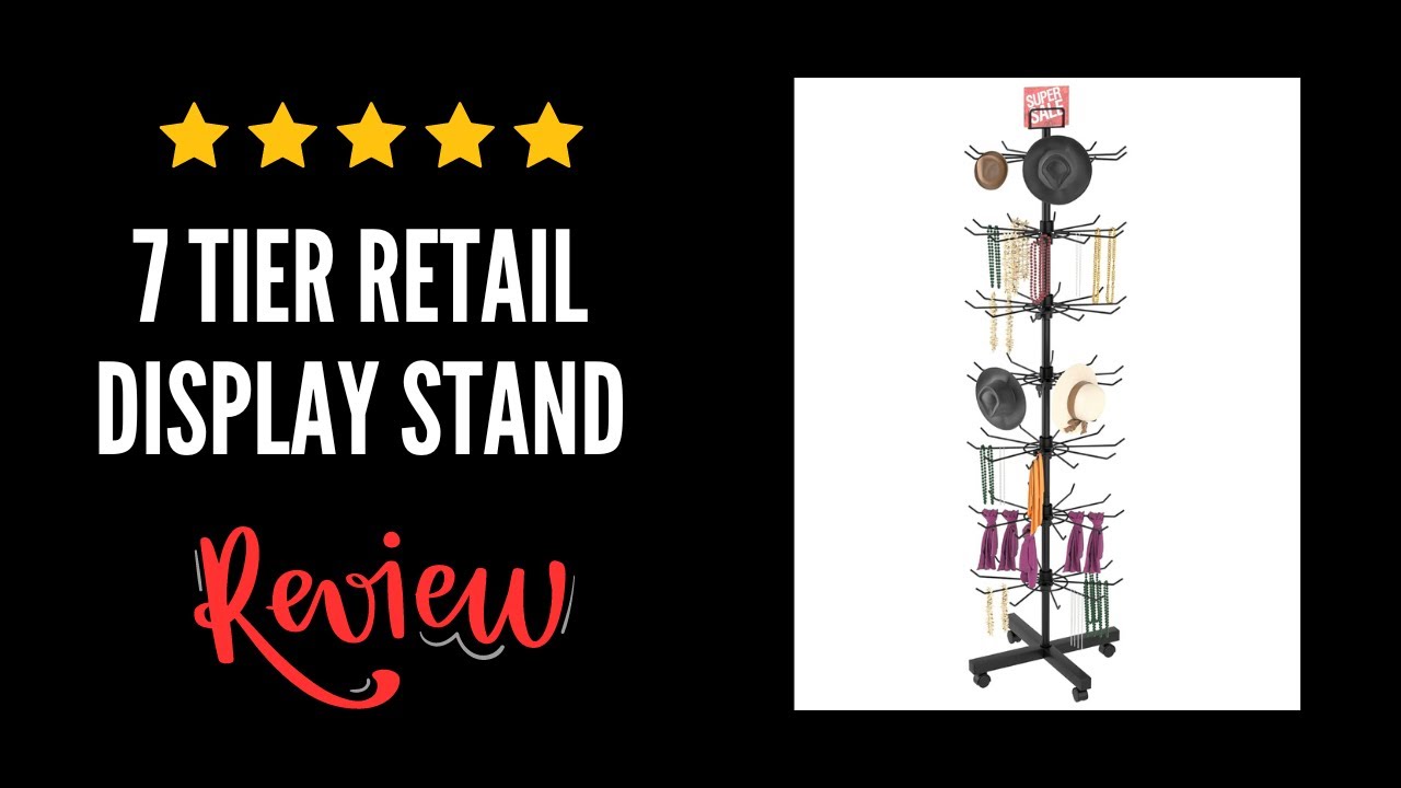 7 Tier Retail Display Stand Small Business Must Haves Must Watch Before You Buy