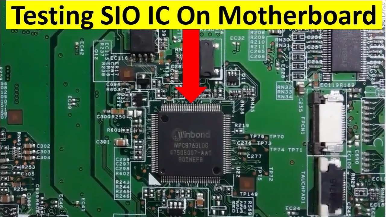 Testing SIO IC Techniques - Laptop Motherboard Repair