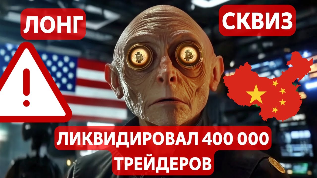 ШОК!! ЛОНГ СКВИЗ ЛИКВИДИРОВАЛ 400 000 ТРЕЙДЕРОВ. КИТАЙСКАЯ РОЗНИЦА: ПРОБЛЕМА НА $23 ТРИЛЛИОНА!
