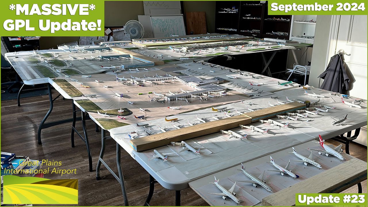 *MASSIVE* GeminiJets Great Plains International Airport update - September 2024