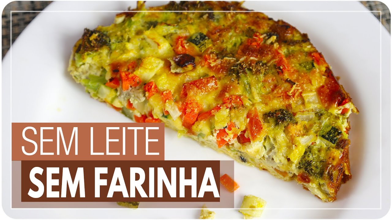 TORTA DE LEGUMES SEM FARINHA/SEM LEITE {omelete de forno com legumes} | Mam&atilde;e Vida Saud&aacute;vel #343