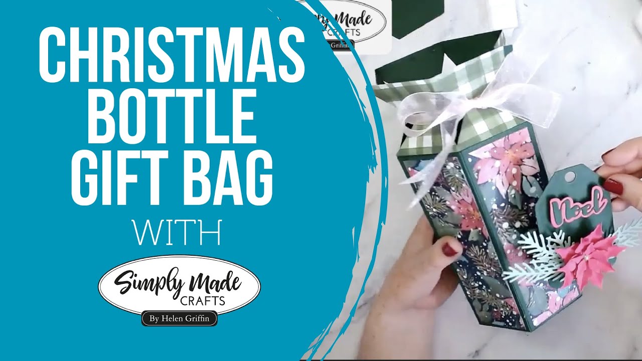 Christmas Bottle Gift Bag Tutorial