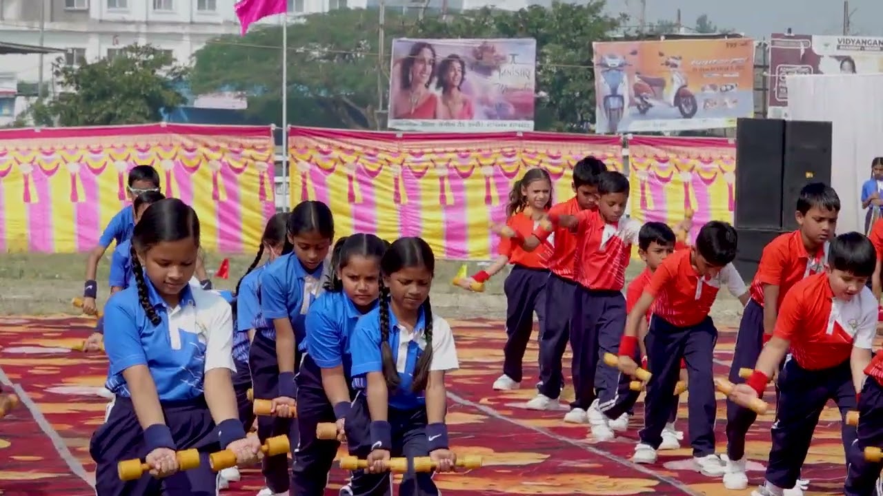 Class III & IV Dumble PT Performance 🏋️ | 11th Annual Sports Meet | Vidyangan Academy