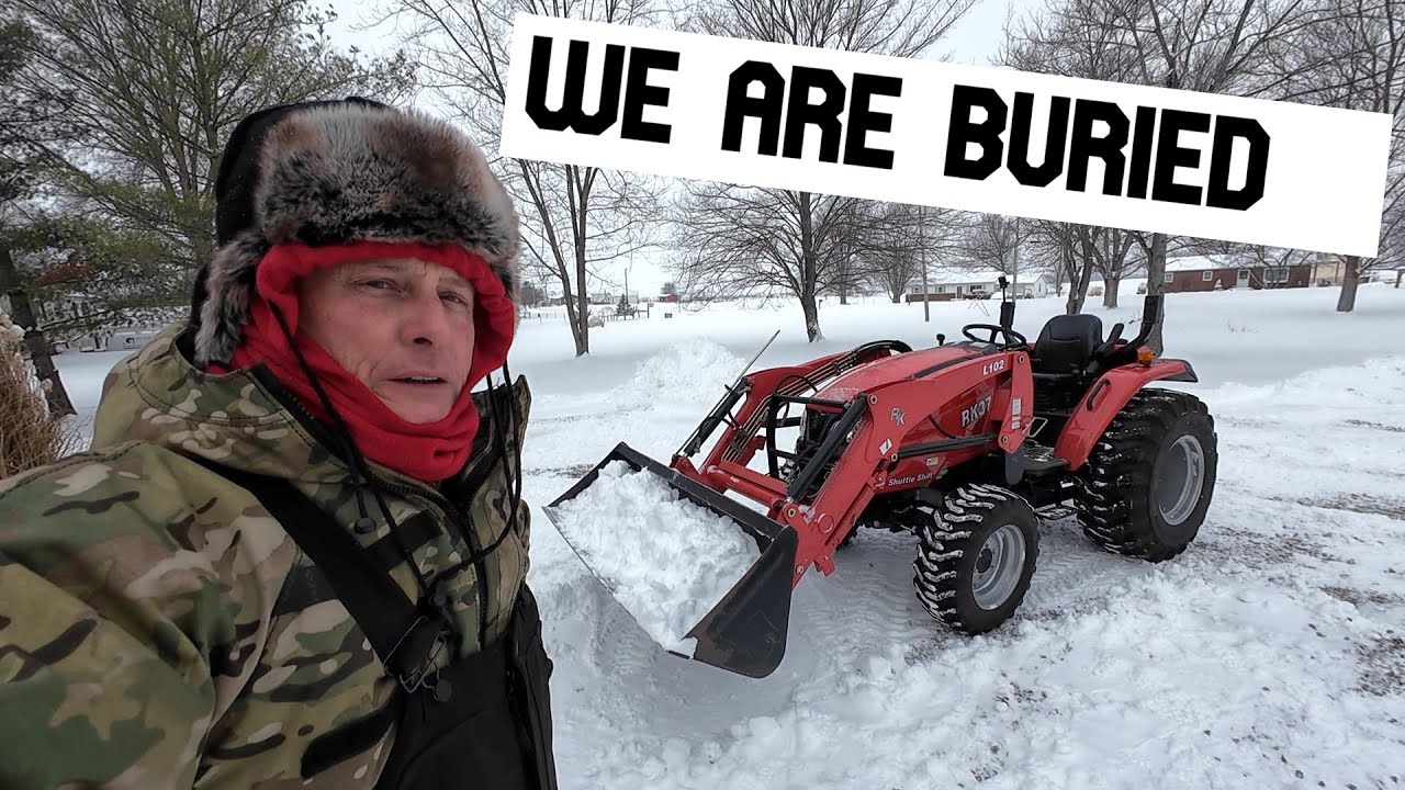 Big snowstorm rolled through and dropped 10 inches, BITTER COLD OUCH!!! Ready Eddie