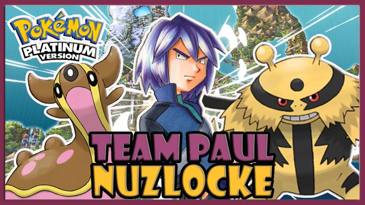¿Puedo pasar POKÉMON PLATINO en modo NUZLOCKE con el equipo de PAUL?