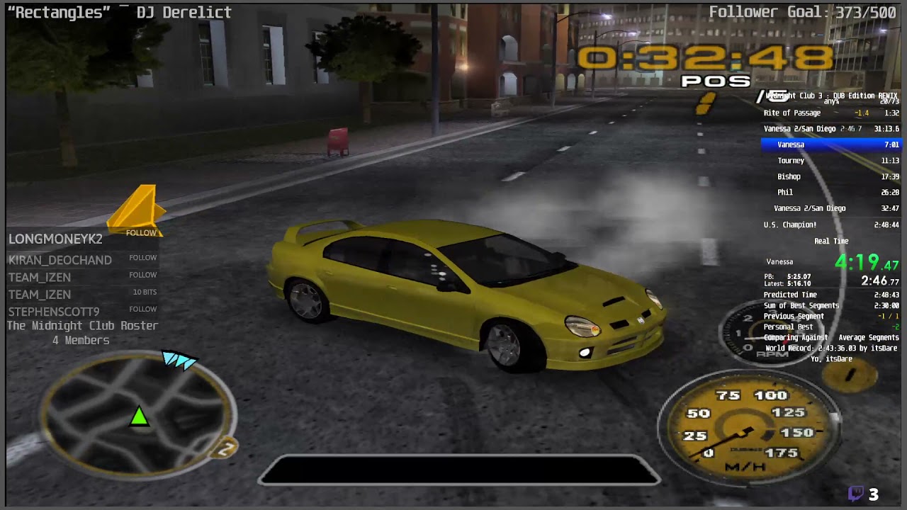 Midnight Club 3: DUB Edition REMIX - any% [2:39:23]