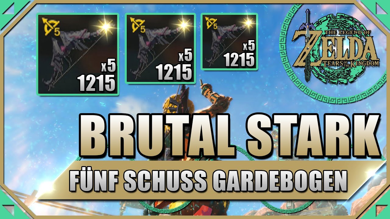 NEUSTER BOGEN GLITCH! So bekommst du den STÄRKSTEN MEHRSCHUSS BOGEN in Zelda Tears of the Kingdom!