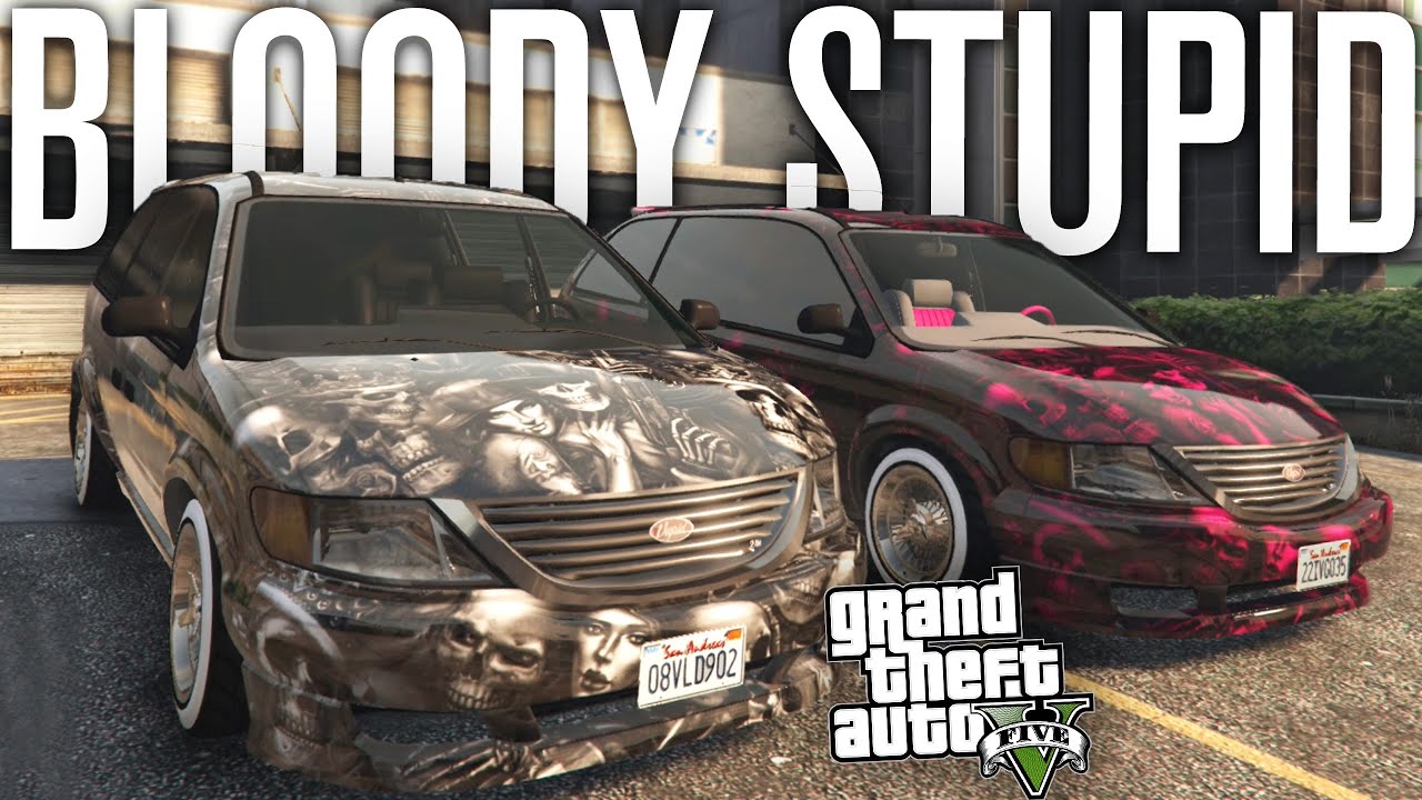 BLOODY STUPID MINIVAN LOWRIDER BUILD! | GTA 5 (GTA Online)