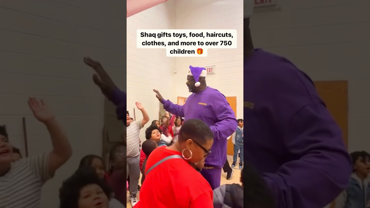 The Gentle Giant: Shaq&rsquo;s Most Heartwarming Moments 🥹  #FeelGoodVideo #ShaqFans #NBALegend