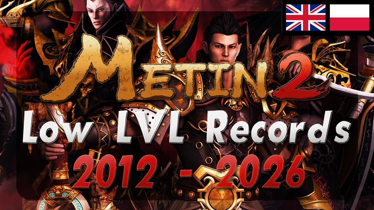 Metin2.pl - Historia Rekord&oacute;w DMG Postaci Niskopoziomowych (2012-2026)
