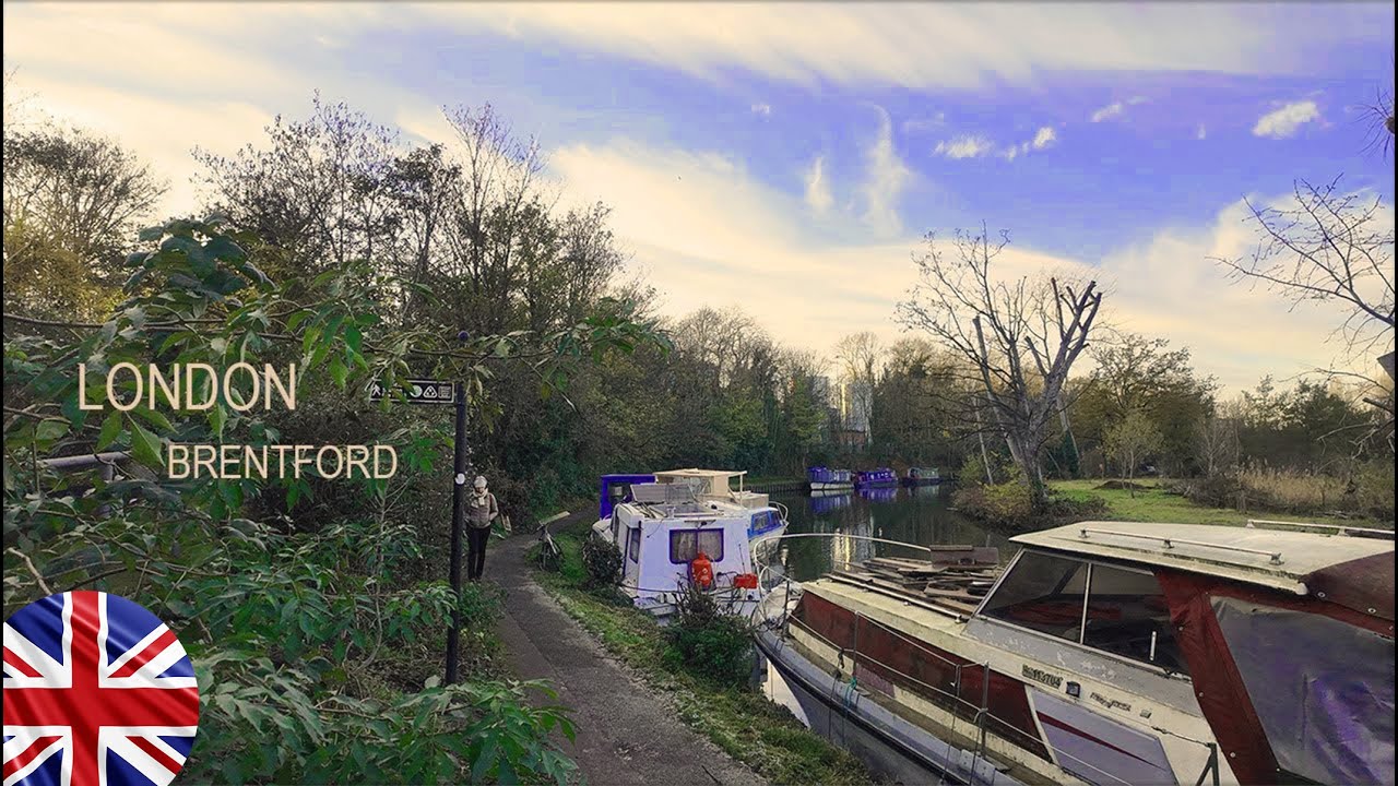 Relaxing 4K Walk: Chasing Sunshine in Brentford, London