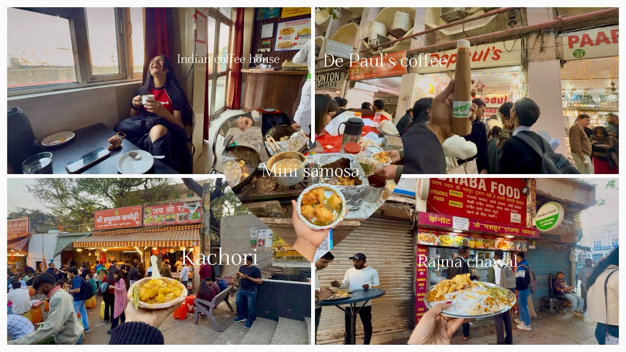 Trying Connaught Place viral street food🤤 | Delhi Street Food 🍱 | Viral food of CP delhi 😌