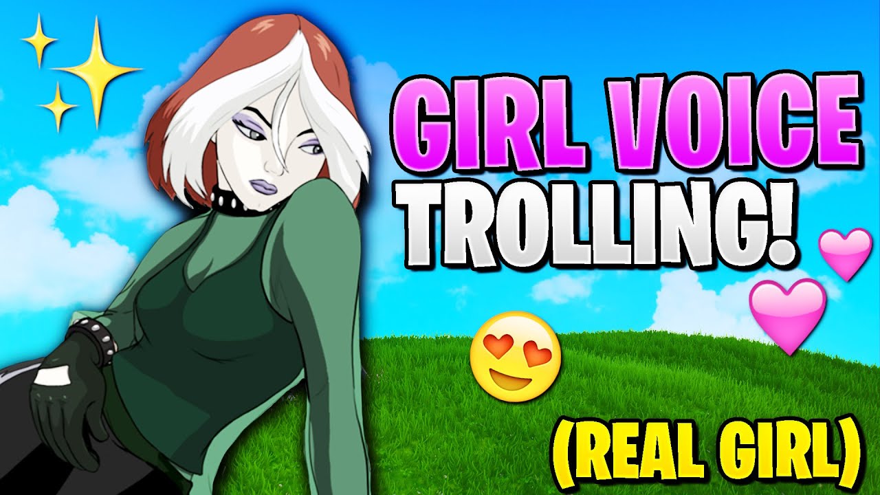 GIRL Voice Trolling the THIRSTIEST Simps in FORTNITE Random Duos! *REAL GIRL* | Castle