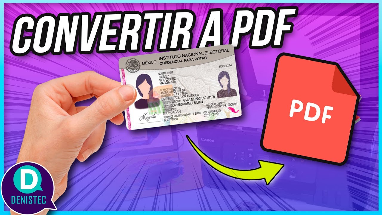 Escanear DNI y guardarlo como PDF en Windows | Impresoras Canon ✅🖨