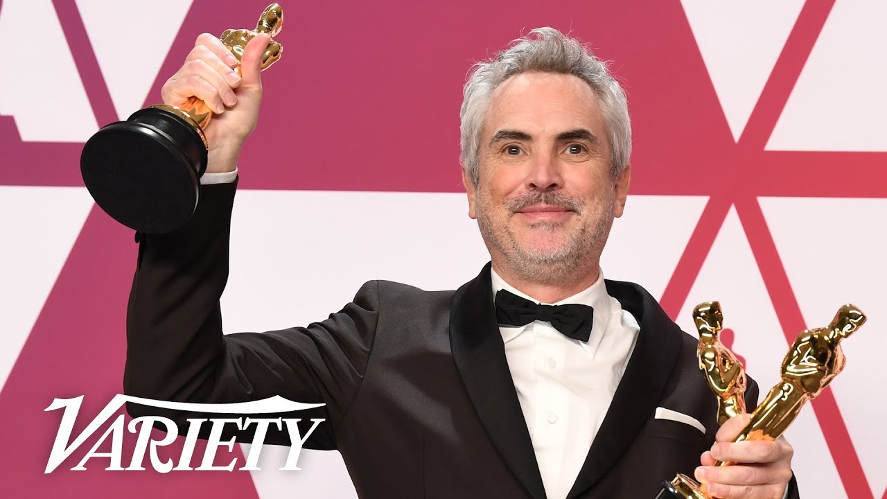 Alfonso Cuar&oacute;n - 'Roma' - Best Director, Cinematographer, Best Foreign Language Film - Backstage