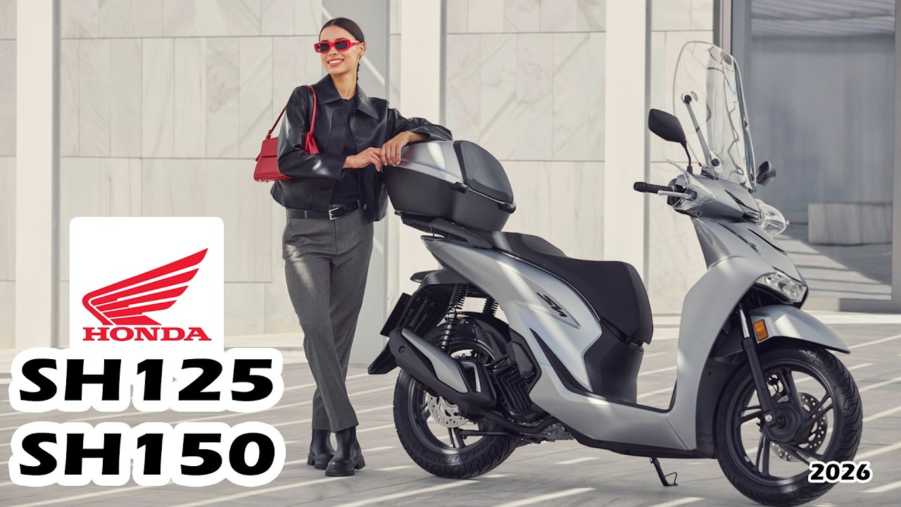 Модельный ряд Honda SH: все характеристики и цвета для MY26 SH125 SH150