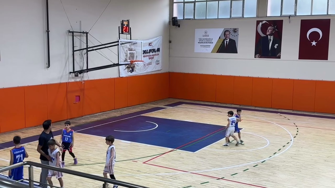 EGEKAMP SPOR KUL&Uuml;B&Uuml; İLE FİBA SPOR KUL&Uuml;B&Uuml; U 11 LİG MA&Ccedil;I