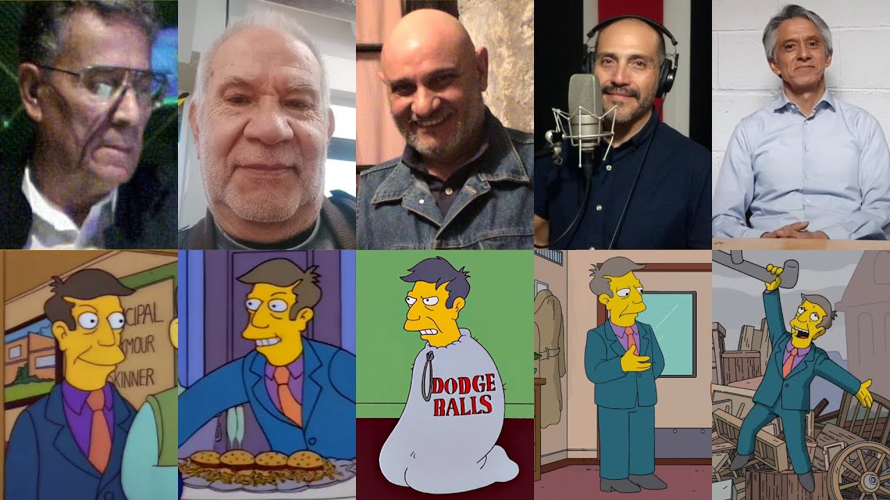 Evolución de las voces del Director Skinner