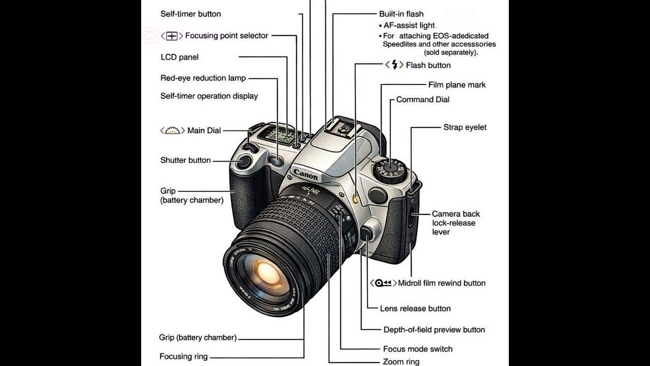 Intro to Cameras for beginners: Canon 200 D